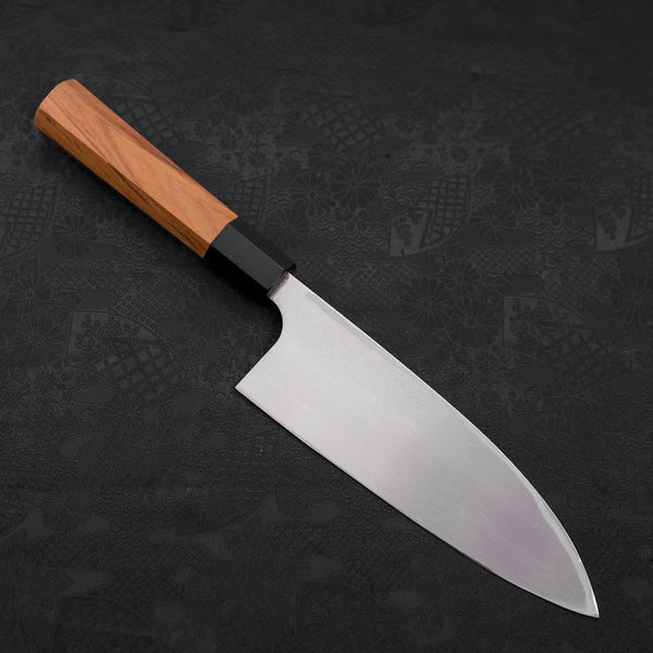 出刃 左利き AUS-10 磨き 水牛チーク柄 180mm – MUSASHI