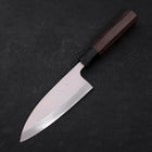 Deba Left Hand AUS-10 Polished Buffalo Wenge Handle 150mm (5.9”)-[Musashi]-[Japanese-Kitchen-Knives]