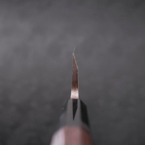 Deba Left Hand AUS-10 Polished Buffalo Wenge Handle 150mm (5.9”)-[Musashi]-[Japanese-Kitchen-Knives]