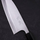Deba Left Hand AUS-10 Polished Buffalo Wenge Handle 165mm (6.5”)-[Musashi]-[Japanese-Kitchen-Knives]