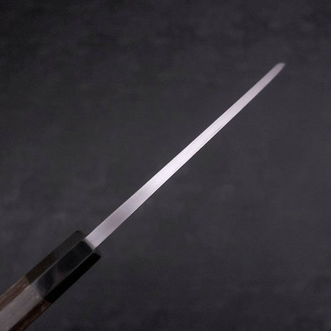 Deba Left Hand AUS-10 Polished Buffalo Wenge Handle 165mm (6.5”)-[Musashi]-[Japanese-Kitchen-Knives]