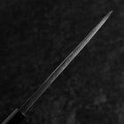 Deba Left Hand White Steel #2 Kurouchi Tsuchime Cherry Handle 165mm (6.5”)-[Musashi]-[Japanese-Kitchen-Knives]