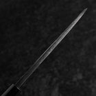 Deba Left Hand White Steel #2 Kurouchi Tsuchime Cherry Handle 165mm-[Musashi]-[Japanese-Kitchen-Knives]