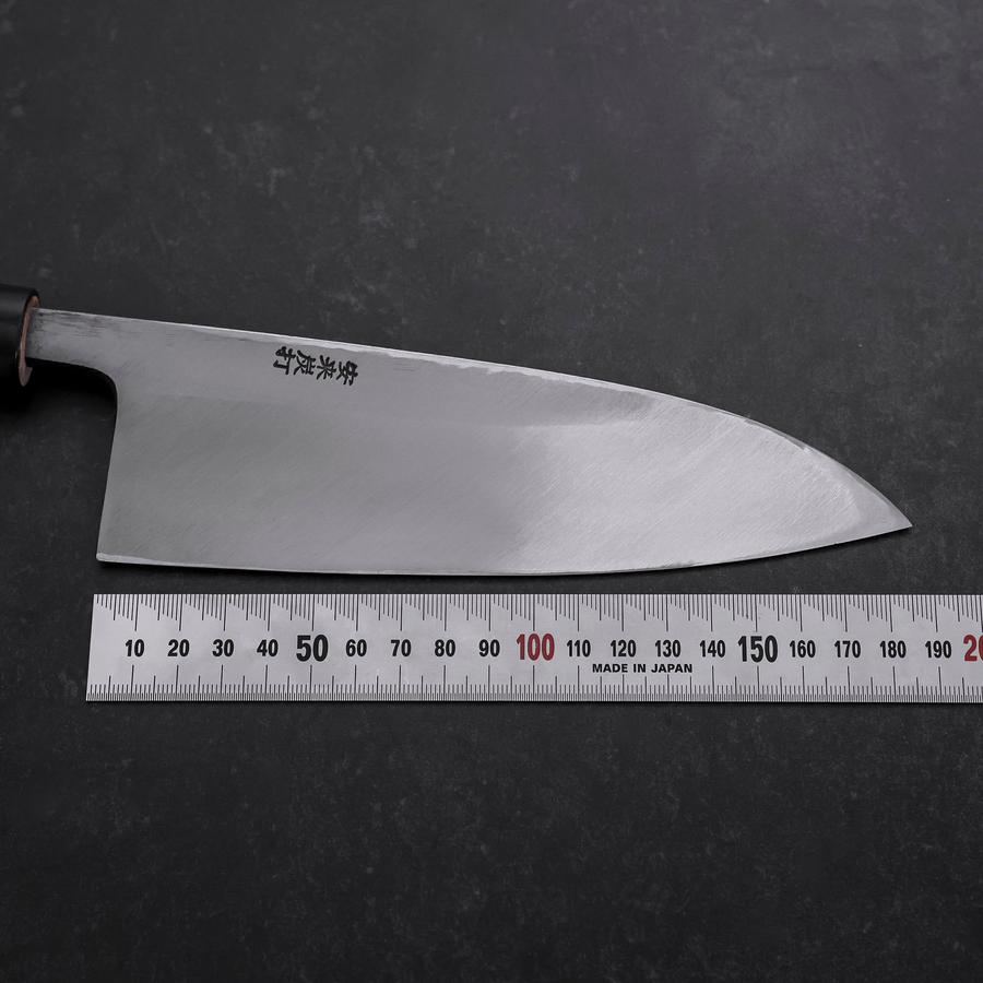 出刃 白紙2号 黒打 槌目 焼漆柄 180mm – MUSASHI