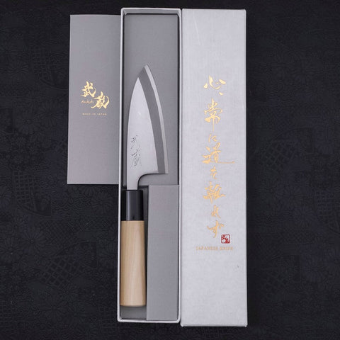 Deba SK Steel Kasumi Magnolia Handle 105mm (4.1”)-[Musashi]-[Japanese-Kitchen-Knives]