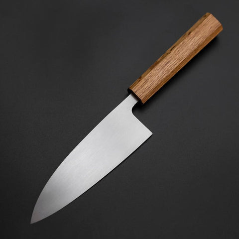 Deba SK Steel Kasumi Oak Handle 150mm (5.9”)-[Musashi]-[Japanese-Kitchen-Knives]
