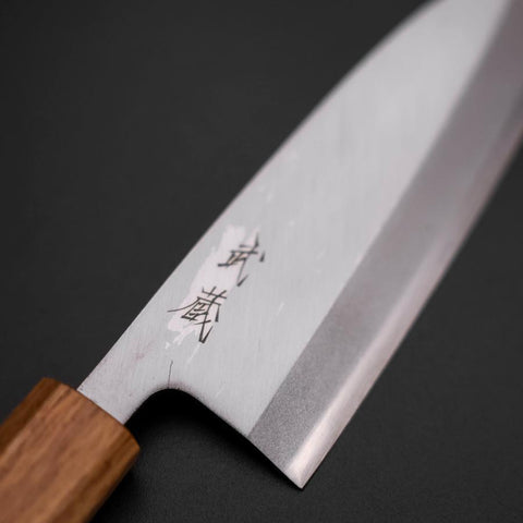 Deba SK Steel Kasumi Oak Handle 150mm-[Musashi]-[Japanese-Kitchen-Knives]