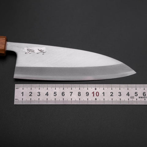 Deba SK Steel Kasumi Oak Handle 150mm-[Musashi]-[Japanese-Kitchen-Knives]