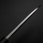 Deba Silver Steel #3 Kasumi Buffalo Ebony Handle 165mm (6.5”)-[Musashi]-[Japanese-Kitchen-Knives]