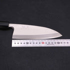 Deba Silver Steel #3 Kasumi Buffalo Ebony Handle 165mm (6.5”)-[Musashi]-[Japanese-Kitchen-Knives]