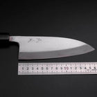 Deba Silver Steel #3 Kasumi Buffalo Ebony Handle 165mm (6.5”)-[Musashi]-[Japanese-Kitchen-Knives]