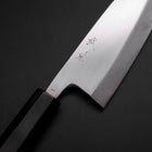 Deba Silver Steel #3 Kasumi Buffalo Ebony Handle 165mm-[Musashi]-[Japanese-Kitchen-Knives]