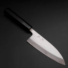 Deba Silver Steel #3 Kasumi Buffalo Ebony Handle 165mm-[Musashi]-[Japanese-Kitchen-Knives]