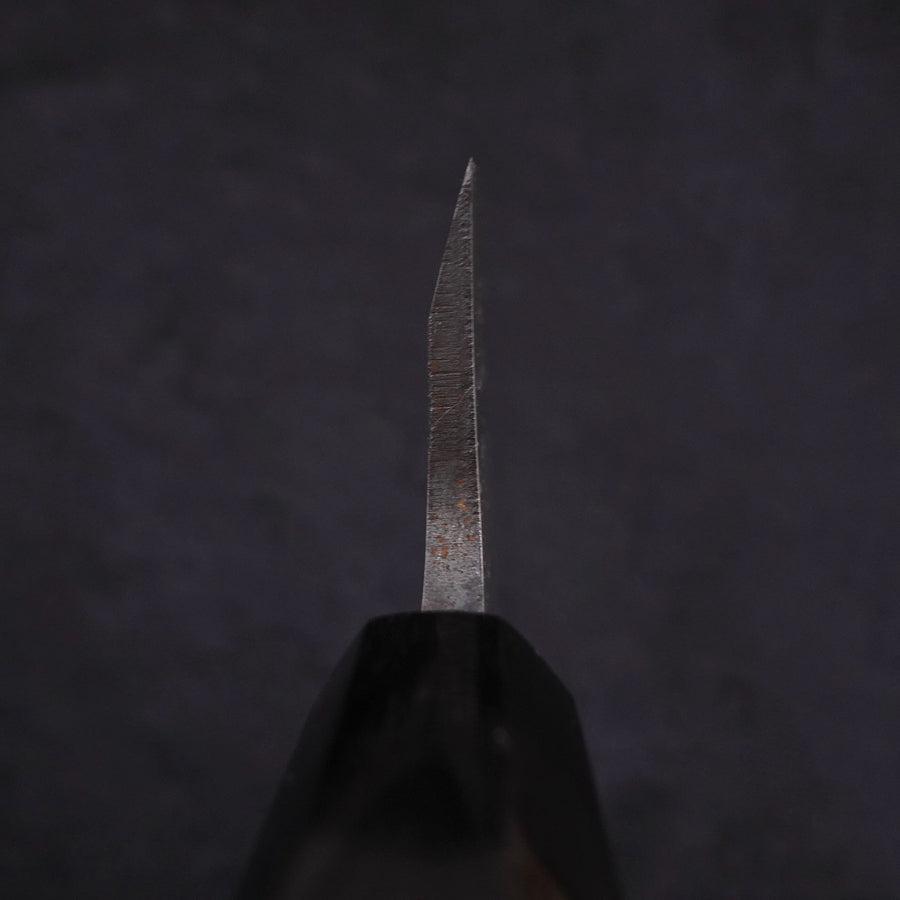 Deba Silver Steel #3 Kasumi Buffalo Ebony Handle 180mm-Silver steel #3-Polished-Japanese Handle-[Musashi]-[Japanese-Kitchen-Knives]