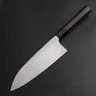 Deba Silver Steel #3 Kasumi Buffalo Ebony Handle 210mm (8.3”)-[Musashi]-[Japanese-Kitchen-Knives]