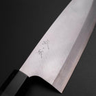 Deba Silver Steel #3 Kasumi Buffalo Ebony Handle 210mm (8.3”)-[Musashi]-[Japanese-Kitchen-Knives]