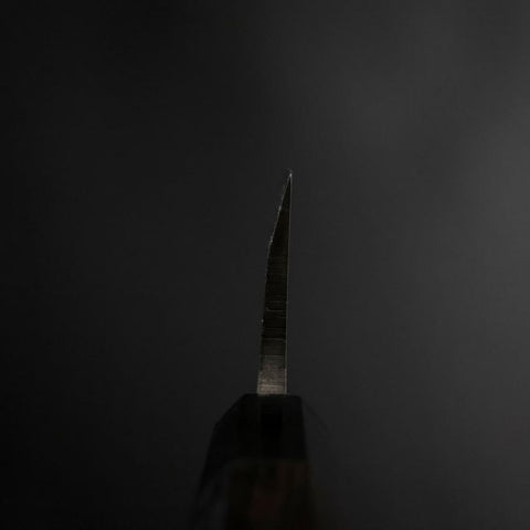 Deba Silver Steel #3 Kasumi Buffalo Ebony Handle 210mm (8.3”)-[Musashi]-[Japanese-Kitchen-Knives]