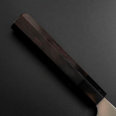 Deba Silver Steel #3 Kasumi Buffalo Ebony Handle 210mm-[Musashi]-[Japanese-Kitchen-Knives]