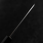 Deba Silver Steel #3 Kasumi Buffalo Magnolia Handle 120mm (4.7”)-[Musashi]-[Japanese-Kitchen-Knives]