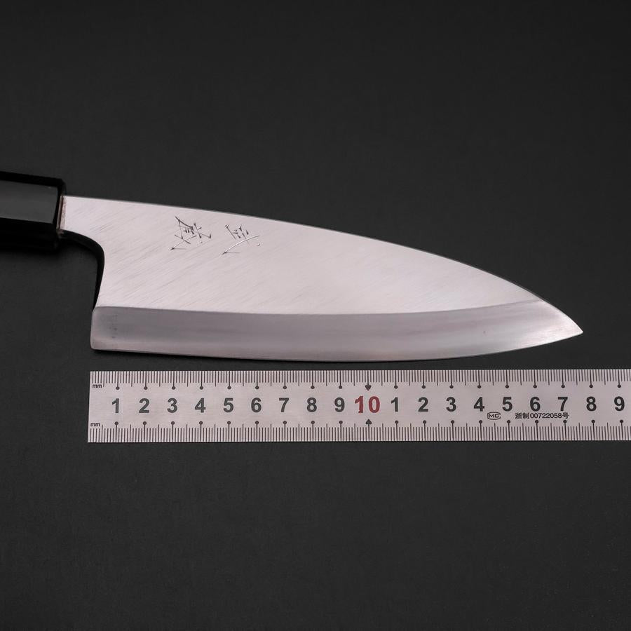 出刃 銀紙3号 霞 水牛朴木柄 180mm – MUSASHI