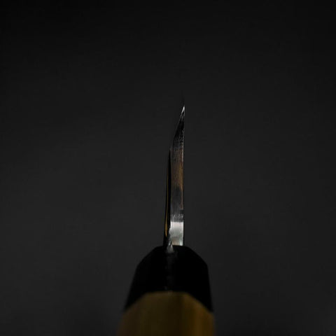 Deba Silver Steel #3 Kasumi Buffalo Magnolia Handle 180mm-[Musashi]-[Japanese-Kitchen-Knives]