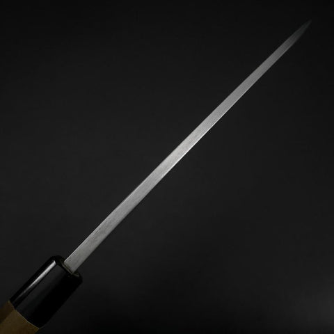 Deba Silver Steel #3 Kasumi Buffalo Magnolia Handle 180mm-[Musashi]-[Japanese-Kitchen-Knives]