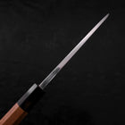 Deba Silver Steel #3 Kasumi Buffalo Teak Handle 165mm (6.5”)-[Musashi]-[Japanese-Kitchen-Knives]