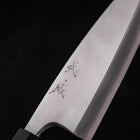 Deba Silver Steel #3 Kasumi Buffalo Teak Handle 180mm (7”)-[Musashi]-[Japanese-Kitchen-Knives]