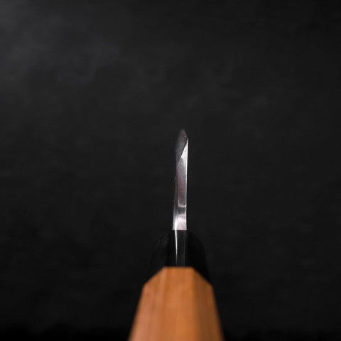 Deba Silver Steel #3 Kasumi Buffalo Teak Handle 180mm (7”)-[Musashi]-[Japanese-Kitchen-Knives]