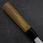 Deba Silver Steel #3 Kasumi Buffalo Teak Handle 180mm (7”)-[Musashi]-[Japanese-Kitchen-Knives]