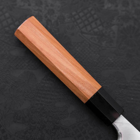Deba Silver Steel #3 Kasumi Buffalo Teak Handle 210mm (8.3”)-[Musashi]-[Japanese-Kitchen-Knives]