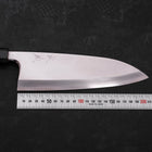 Deba Silver Steel #3 Kasumi Buffalo Teak Handle 210mm (8.3”)-[Musashi]-[Japanese-Kitchen-Knives]