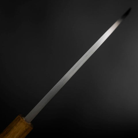 Deba Silver Steel #3 Kasumi Yaki Urushi Handle 165mm (6.5”)-[Musashi]-[Japanese-Kitchen-Knives]