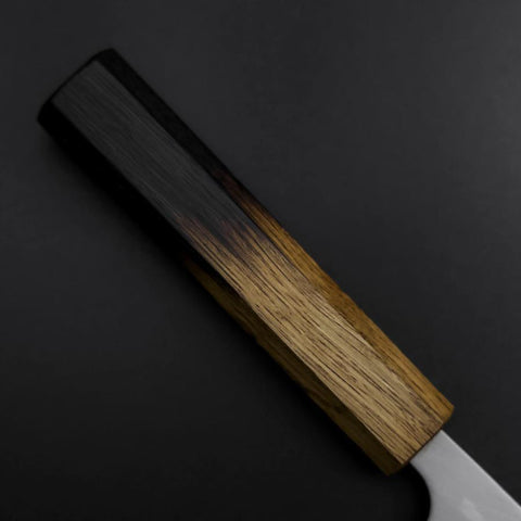 Deba Silver Steel #3 Kasumi Yaki Urushi Handle 165mm (6.5”)-[Musashi]-[Japanese-Kitchen-Knives]