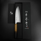 Deba Silver Steel #3 Kasumi Yaki Urushi Handle 165mm (6.5”)-[Musashi]-[Japanese-Kitchen-Knives]