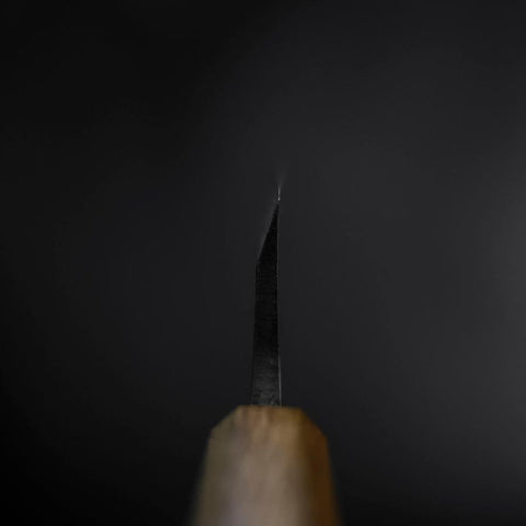 Deba Silver Steel #3 Kasumi Yaki Urushi Handle 165mm-[Musashi]-[Japanese-Kitchen-Knives]