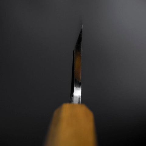 Deba Silver Steel #3 Kasumi Yaki Urushi Handle 180mm (7”)-[Musashi]-[Japanese-Kitchen-Knives]