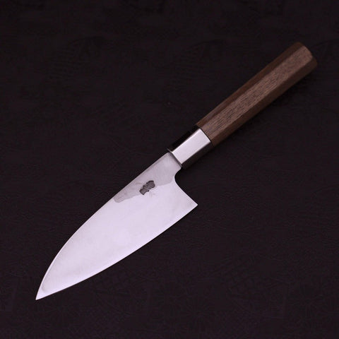 Deba Silver Steel #3 Walnut Handle 135mm (5.3”)-[Musashi]-[Japanese-Kitchen-Knives]