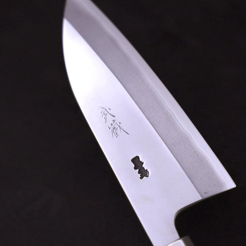 Deba Silver Steel #3 Walnut Handle 150mm (5.9”)-[Musashi]-[Japanese-Kitchen-Knives]