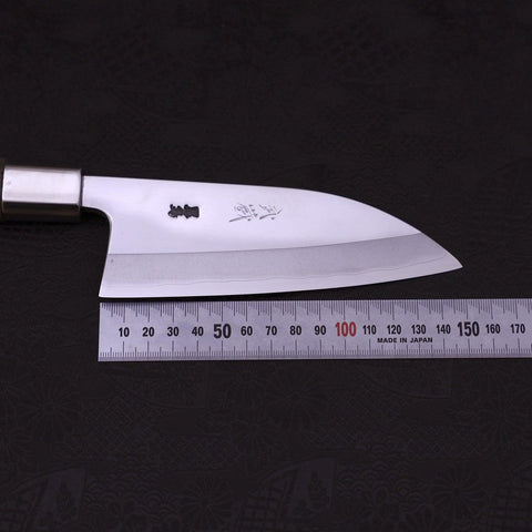 Deba Silver Steel #3 Walnut Handle 150mm (5.9”)-[Musashi]-[Japanese-Kitchen-Knives]