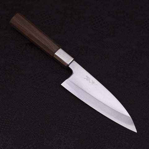 Deba Silver Steel #3 Walnut Handle 150mm (5.9”)-[Musashi]-[Japanese-Kitchen-Knives]