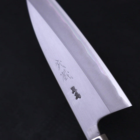 Deba Stainless Clad Blue Steel #2 Walnut Handle 165mm (6.5”)-[Musashi]-[Japanese-Kitchen-Knives]