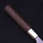 Deba Stainless Clad Blue Steel #2 Walnut Handle 165mm (6.5”)-[Musashi]-[Japanese-Kitchen-Knives]