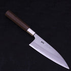 Deba Stainless Clad Blue Steel #2 Walnut Handle 165mm (6.5”)-[Musashi]-[Japanese-Kitchen-Knives]