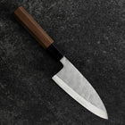 Deba VG-10 Nashiji Buffalo Walnut Handle 120mm (4.7”)-[Musashi]-[Japanese-Kitchen-Knives]