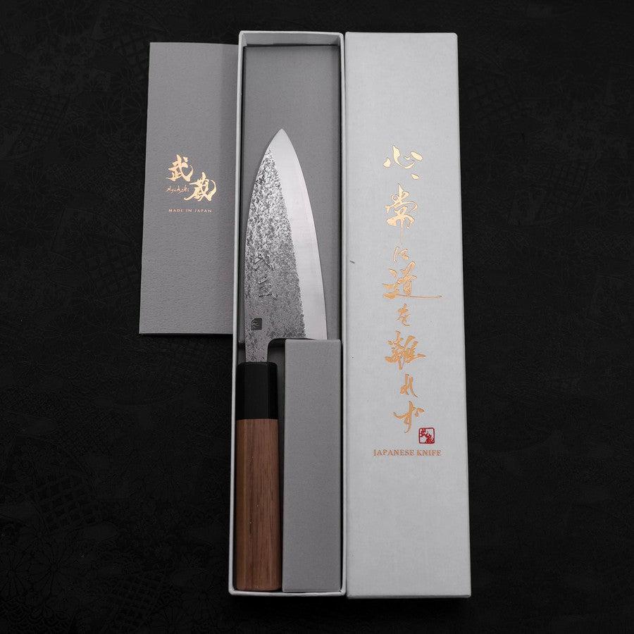 出刃 片刃 VG-10 梨地 焼漆柄 120mm – MUSASHI