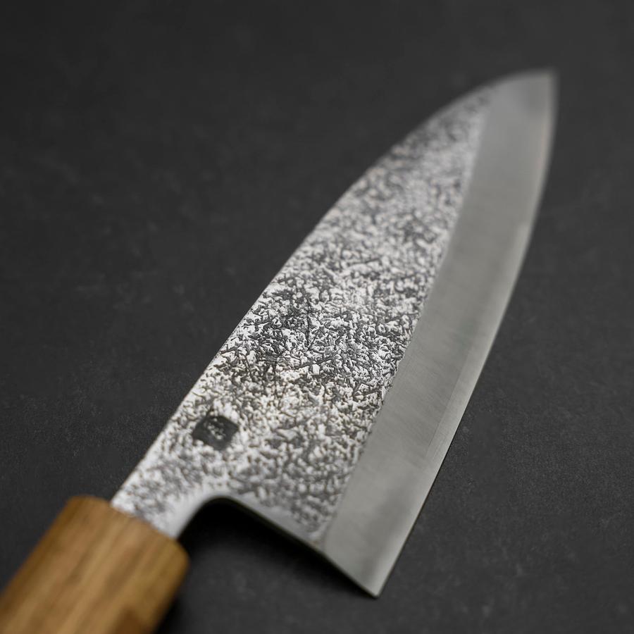 出刃 片刃 VG-10 梨地 焼漆柄 120mm – MUSASHI