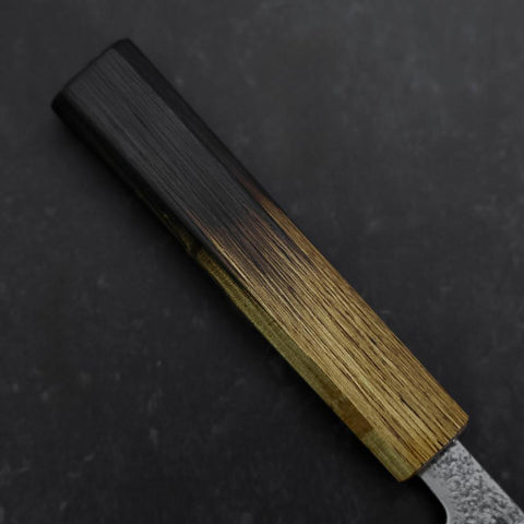 Deba VG-10 Nashiji Yaki-Urushi Handle 120mm (4.7”)-[Musashi]-[Japanese-Kitchen-Knives]