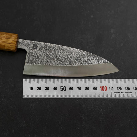 Deba VG-10 Nashiji Yaki-Urushi Handle 120mm (4.7”)-[Musashi]-[Japanese-Kitchen-Knives]