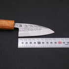 Deba VG-10 Nashiji Yaki-Urushi Handle 90mm (3.5”)-[Musashi]-[Japanese-Kitchen-Knives]